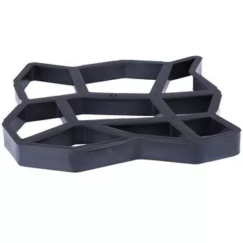 Форма для изготовления дорожек, многоразовая форма для бетона, цементного камня, многоразовая форма для дорожки 35x35x3.6cm