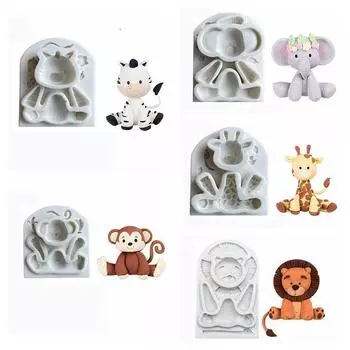 Форма для кексов Sugarcraft, инструменты для выпечки животных, прочные инструменты для выпечки из смолы