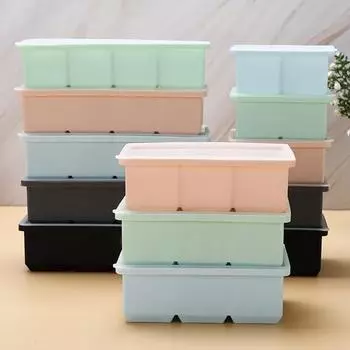 Форма для кубиков льда DIY, быстрая выемка из формы, устойчивая к разрыву, надежный, долговечный лоток для кубиков льда, кухонные аксессуары 4Grid синий