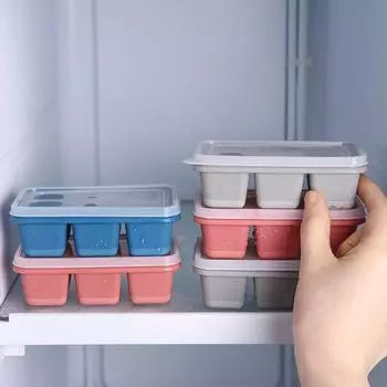 Форма для льда для дома, летние аксессуары, форма для поддонов, кубики, силиконовые формы, кубики, коробка, кухонные инструменты, гаджеты для столовой, бара, сада серый