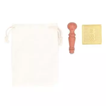 Форма для льда для виски, фруктовый узор, ледяной брендинг, латунная пластина с деревянной ручкой для коктейлей и напитков