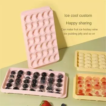 Форма для льда Коммерческий Фруктовый Прочный Материал Простота Использования Товары Для Дома Творческая Форма Для Льда 35 Сетчатый Ящик Для Льда Регулятор Льда Быстрый Льд мятный зеленый
