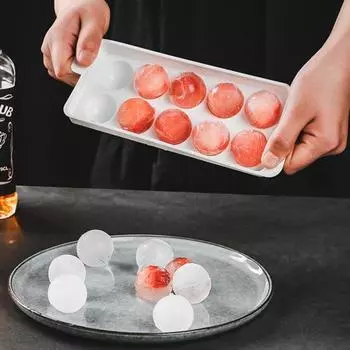 Форма для льда многоразовая круглая форма пищевой силикон DIY 3/10 сетки ледяной шарик быстрое охлаждение виски вино инструмент кухонный гаджет