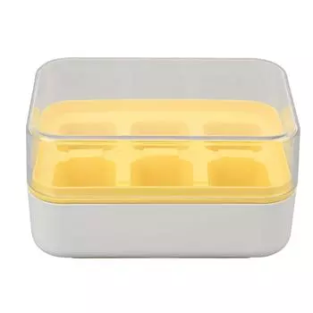 Форма для льда с крышкой 6 кубиков силиконовая мини-форма для льда для морозильной камеры коктейлей виски напитков легко