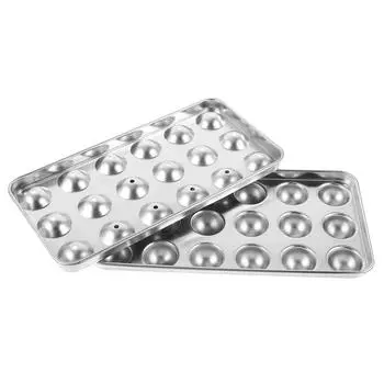 Форма для льда в форме кубика, силиконовые круглые формы с крышкой для ведер, кубиков, шаров, легко вынимаемых форм для выпечки, алмаз 10.5X2.5X2.5CM серебряный