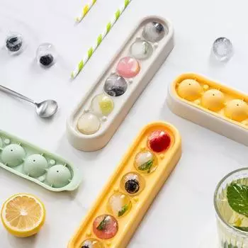 Форма для льда в форме сферы, экологически чистая, герметичная, своими руками, модная, широко применяемая, для ресторана жёлтый