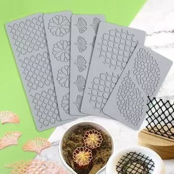 Форма для листьев гинкго, простая в использовании, прочная, чистая, безопасная форма для помадки C