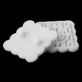 Форма для лунного пряника 50 г, 6 квадратных штампов-цветков, формочки для печенья, ручной пресс, форма для выпечки торта из зеленой фасоли, самодельная форма для выпечки 2