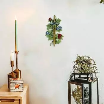 Форма для мечей с розовой лозой, DIY орнамент, эпоксидная смола, силиконовая форма, украшения для дома, формы для рукоделия, принадлежности для изготовления ювелирных изделий