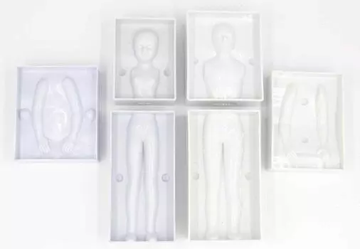 Форма для моделирования ImP для изготовления фигурок, японское руководство по эксплуатации, в комплекте набор из 2 предметов для мужчин и женщин (Опалубка основания)