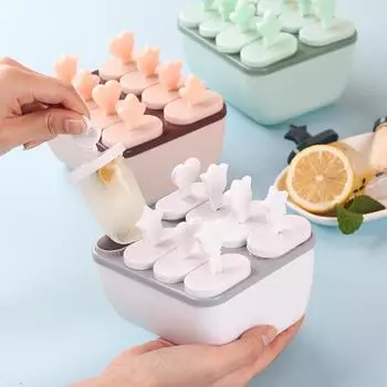 Форма для мороженого домашняя форма для мороженого на палочке мороженое замороженные кубики льда самодельная детская форма для пищевого льда зелёный