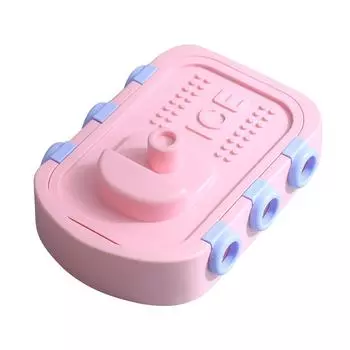 Форма для мороженого многоразовая, поднос для приготовления льда, дизайн животных, пищевой силикон, для дома, кухни, розовая розовый