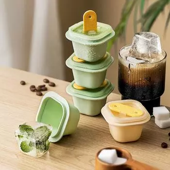 Форма для мороженого с герметичной крышкой, легкоочищаемый инструмент для приготовления мороженого, кухонные принадлежности