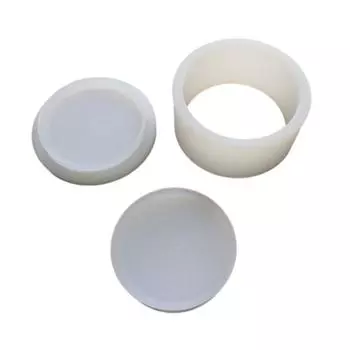 Форма для мыла в форме пончика, форма для мыла в форме пончика, пресс-форма для шампуня, 3D, антипригарное покрытие, диаметр 6,35 см/5,8 см, шарик соли для ванны