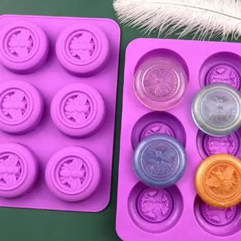 Форма для мыла в виде сот 3D Шмель для лосьонов ручной работы, воск для пчелиных сот, бомбочки для ванны, шоколадные десерты, инструменты для украшения One Size фиолетовый