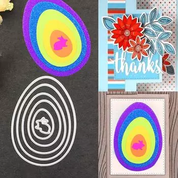 Форма для ножа из углеродистой стали, детская головоломка, сделай сам, рельефная форма для ножа, пасхальное яйцо серебряный