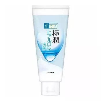 Форма для очищения лица Hada Labo Gokujun Hyaluronic содержит супер гиалуроновую кислоту, адсорбированную на гиалуроновой кислоте, набор из 6 средств и кислоты, 100 г,