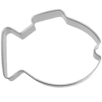 Форма для печенья Nagao, форма для печенья из нержавеющей стали, рыба 1076