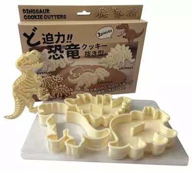 Форма для печенья «Реалистичный динозавр» в виде динозавра, изготовление сладостей для вечеринки, ископаемый трицератопс, стегозавр, тираннозавр, форма для глазури для приготовления пищи