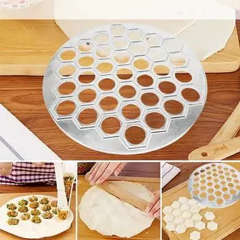 Форма для пельменей из алюминиевого сплава, круглая форма для бытовых русских пельменей, ленивые ручные инструменты для приготовления пельменей, новые кухонные инструменты для приготовления пищи