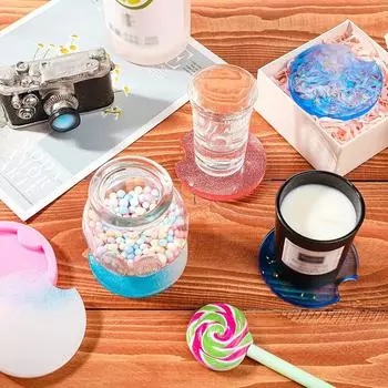 Форма для подставки под торт из силиконовой смолы Форма для фруктового стакана Форма для подноса из смолы Форма для пищевой станции Форма для сервировочного подноса Литье подставок своими руками M