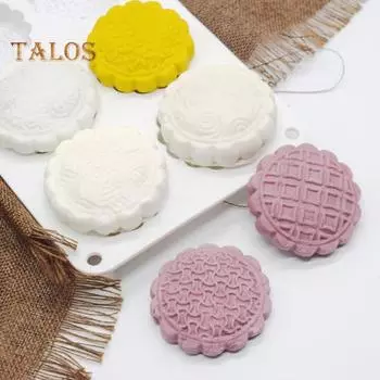 Форма для помадки, 6 полостей, многофункциональная, легкая, практичная 3D силиконовая форма для мыла ручной работы для дома