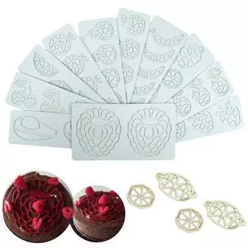 Форма для помадки, антипригарная, легко снимается с формы, мягкая текстура, термостойкая, пищевая, для самостоятельного изготовления, многоразовые фруктовые чипсы с ананасами I