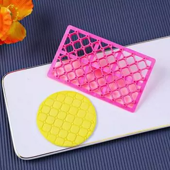 Форма для помадки кирпичный узор пищевой устойчивый к разрывам удобный для нагревания без BPA тиснение кухонные принадлежности C