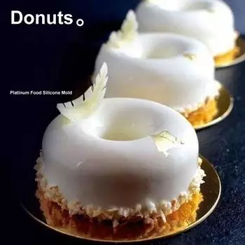 Форма для пончиков из нержавеющей стали, резак для пончиков для муссовых колец, помадки, печенья, маффинов