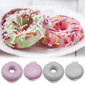 Форма для пончиков, кексов, пончиков, антипригарная форма для бубликов, форма для выпечки, кухонные принадлежности Round серый