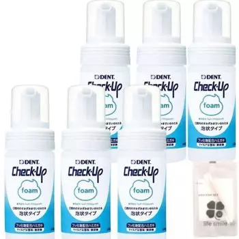 Форма для проверки зубов 100 мл с оригинальным хлопком Life Smile [Набор 6] [Поставляется в комплекте]