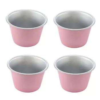 Форма для пудинга CHEFMADE, набор из 4 форм для торта с антипригарным покрытием 9,1*5,8 см