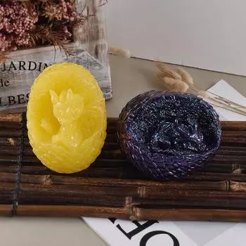 Форма для яйца дракона с крышкой, смоляные формы для животных, 3D силиконовые формы для динозавров для A