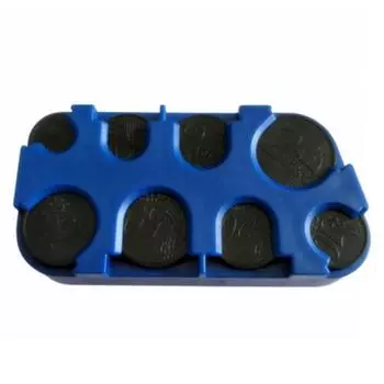 Форма для распределения монет синий