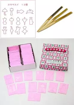 Форма для резки легкого типа 100 штук с образцом формы и заточной палочкой, гарантия штук, летние игры с кальмарами (катануки) (скидка +6 включена) Ярмарки, розовый