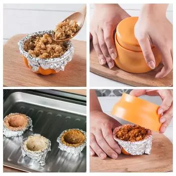 Форма для риса DIY Пластиковые шарики для риса Чашки Форма для изготовления Креативный производитель форм для суши для детской кухни Инструменты для суши