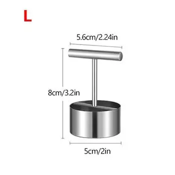 Форма для рисового шарика, выемка для сердцевины фруктов, нож для удаления сердцевины груши, нержавеющая сталь, инструмент для удаления косточек из фруктов, сепаратор для кухонных аксессуаров L