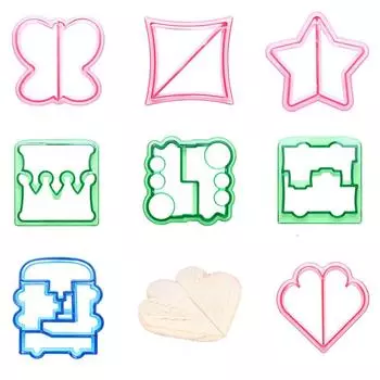 Форма для сэндвичей «сделай сам» для резки продуктов питания, формы для хлеба, печенья, детские инструменты для выпечки, универсальный инструмент для выпечки печенья