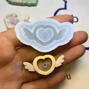 Форма для шейкера из смолы «сделай сам», зыбучие пески, литье, эпоксидная силиконовая форма, эпоксидная смола, формы для ювелирных изделий, украшения для подвесок, ремесла