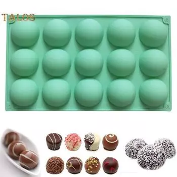 Форма для шоколада, легко извлекаемая из формы для выпечки, многоразовая, удобная, 3D, для пудинга, мусса, желе для выпечки синий