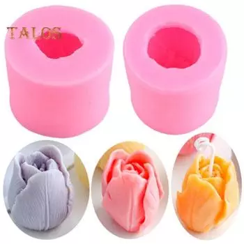 Форма для шоколада, мягкая, сделай сам, безопасная, отличная форма бутона тюльпана, форма для выпечки, десерта, товары для дома S