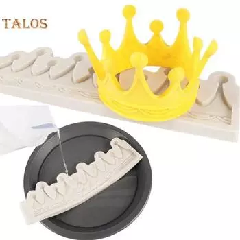 Форма для шоколада нелипкая DIY моющаяся легкая 3D форма короны конфеты торт силиконовая форма для кухни