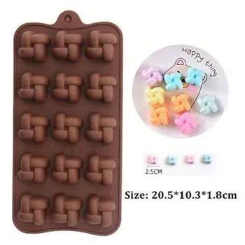 Форма для шоколада «сделай сам», желейный пудинг, форма для льда, смолы, инструмент для выпечки торта в виде животных, силиконовые формы для фруктов, мармеладных конфет, 3D кофейный