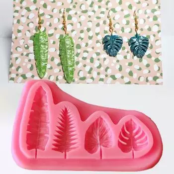 Форма для шоколада, высокая термостойкость, многофункциональная, легкая, удобная, мини-листья, помадка для кондитерской
