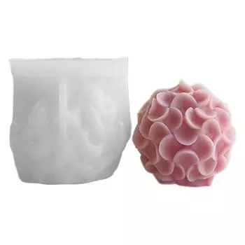 Форма для свечей в форме цветка, форма для ароматерапии, мыла, форма для эпоксидной смолы, гипсовое украшение для дней рождения и фестивалей