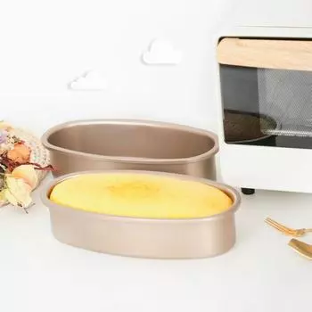 Форма для сыра из углеродистой стали с антипригарным покрытием, овальная форма для сыра, инструменты для выпечки чёрный