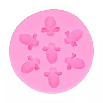 Форма для торта BeeShaped из пищевого силикона для торта, украшение для торта своими руками, инструмент для выпечки(розовый ) розовый