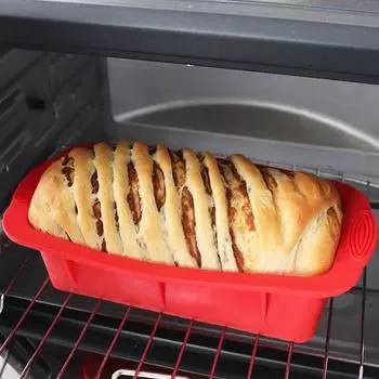 Форма для тостов, безвкусные кухонные принадлежности, удобная чистка, прямоугольный дизайн, форма для торта, практичная антипригарная форма «сделай сам»