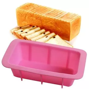 Форма для тостов Гибкая DIY Прямоугольная Практичная Термостойкая Торт Кухонные Принадлежности
