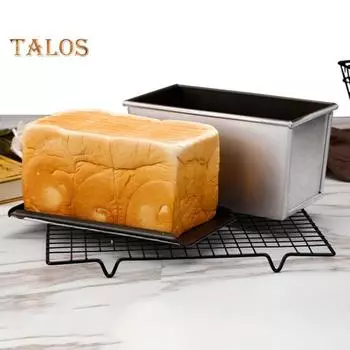 Форма для тостов Противень для хлеба с крышкой с антипригарным покрытием Контейнер для хлеба из алюминиевого сплава для здоровой выпечки Сэндвич-печь для тостов Формы для выпечки S